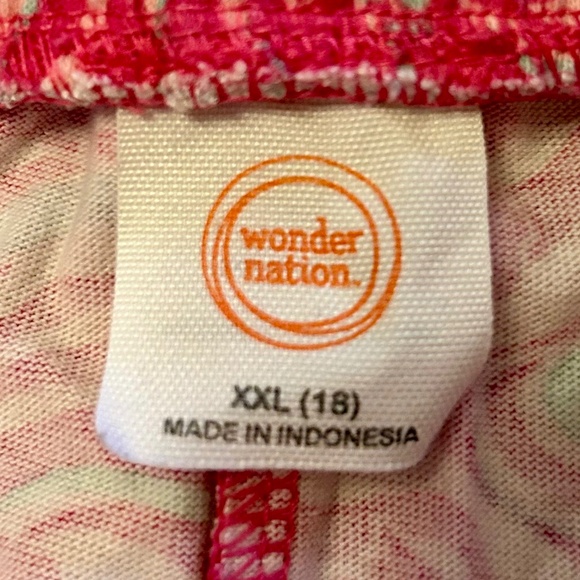 WONDER NATION Girl’s Shorts, BUNDLE of Two, Size XXL (18) - Picture 8 of 13